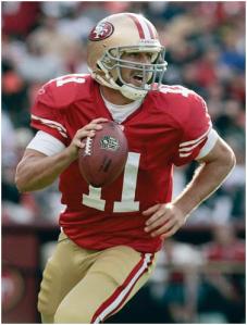 (Photo Courtesy of SF Examiner) Alex Smith former starting quarterback for the San Francisco 49ers.